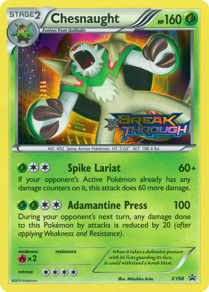 Chesnaught (XY68) [XY: Black Star Promos] - Pokémon - Card Brawlers | Quebec | Canada |
