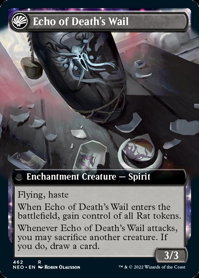 Tribute to Horobi // Echo of Death's Wail (Extended Art) [Kamigawa: Neon Dynasty] - Magic: The Gathering - Card Brawlers | Quebec | Canada |
