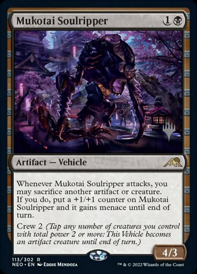 Mukotai Soulripper (Promo Pack) [Kamigawa: Neon Dynasty Promos] - Magic: The Gathering - Card Brawlers | Quebec | Canada |