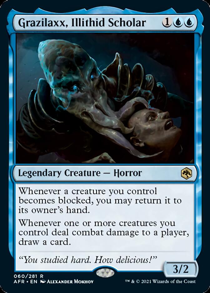 Grazilaxx, Illithid Scholar [Dungeons & Dragons: Adventures in the Forgotten Realms] - Magic: The Gathering - Card Brawlers | Quebec | Canada |