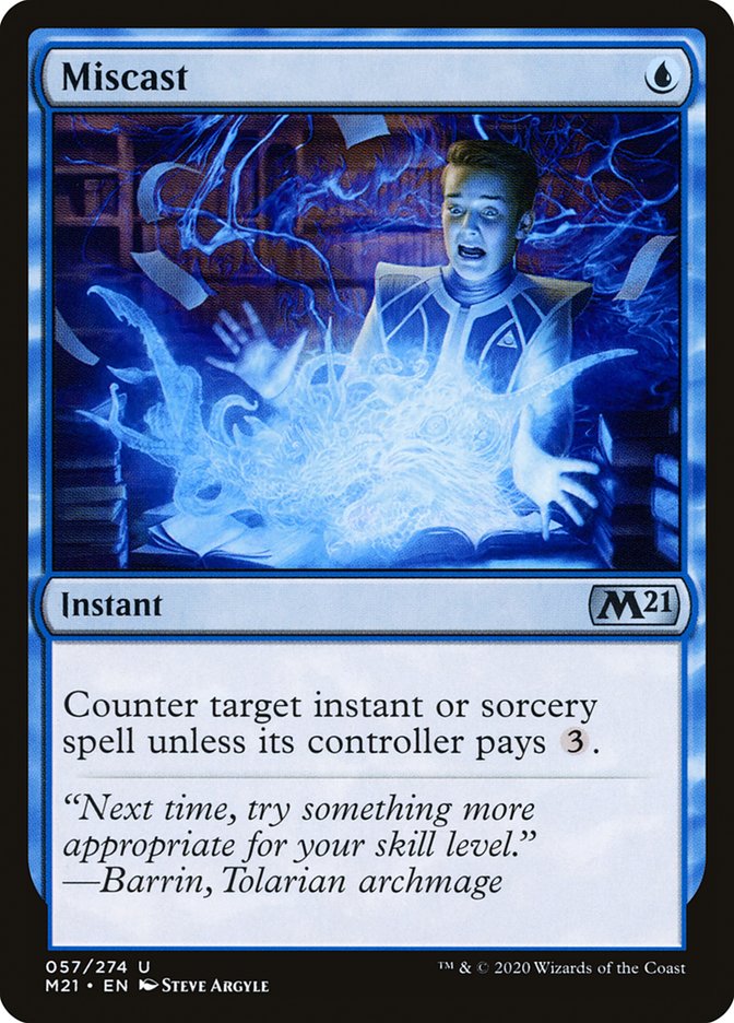 Miscast [Core Set 2021] - Magic: The Gathering - Card Brawlers | Quebec | Canada |