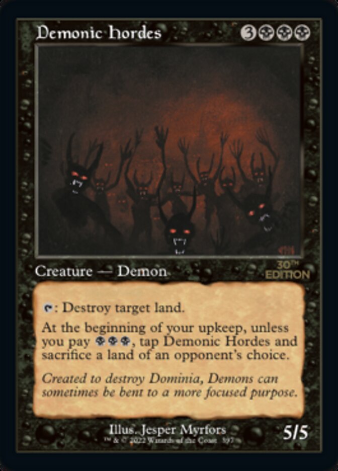 Demonic Hordes (Retro) [30th Anniversary Edition] - Magic: The Gathering - Card Brawlers | Quebec | Canada |