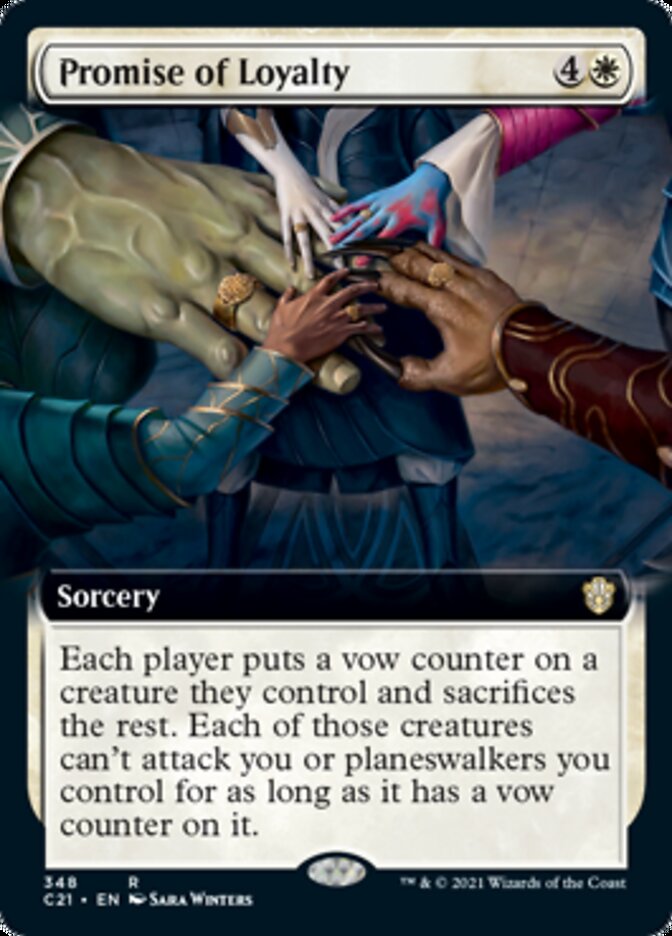 Promise of Loyalty (Extended Art) [Commander 2021] - Magic: The Gathering - Card Brawlers | Quebec | Canada |
