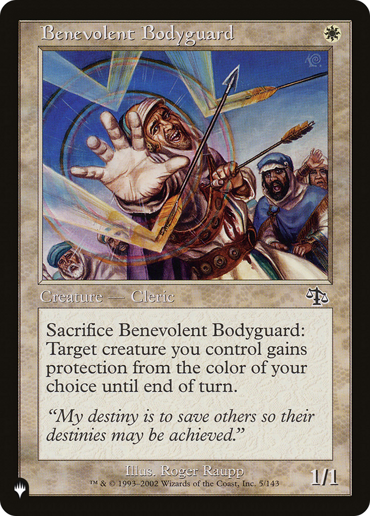 Benevolent Bodyguard [The List] - Magic: The Gathering - Card Brawlers | Quebec | Canada |