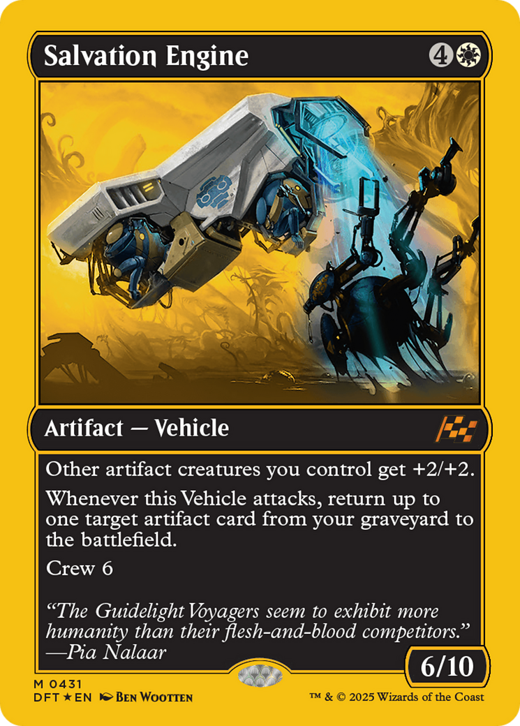 Salvation Engine (First-Place Foil) [Aetherdrift] - Magic: The Gathering - Card Brawlers | Quebec | Canada |