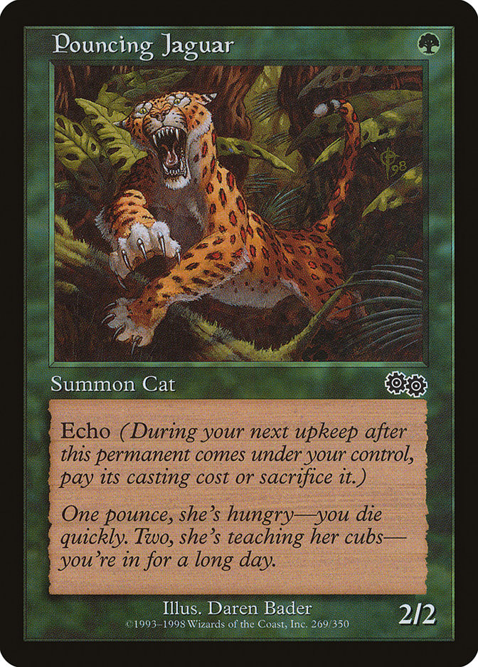 Pouncing Jaguar [Urza's Saga] - Magic: The Gathering - Card Brawlers | Quebec | Canada |