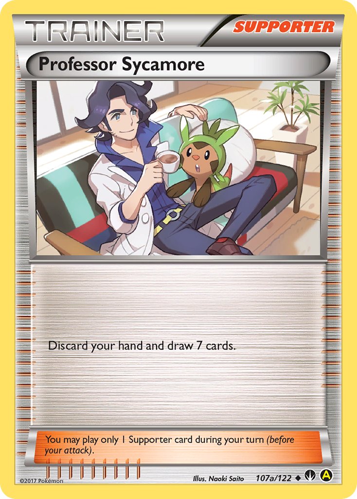 Professor Sycamore (107a/122) [Alternate Art Promos] - Pokémon - Card Brawlers | Quebec | Canada |