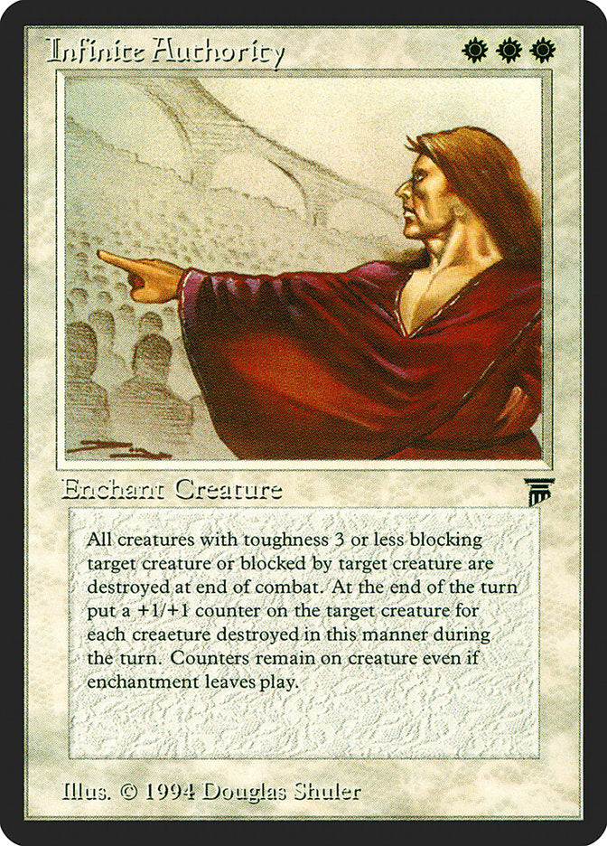 Infinite Authority [Legends] - Magic: The Gathering - Card Brawlers | Quebec | Canada |