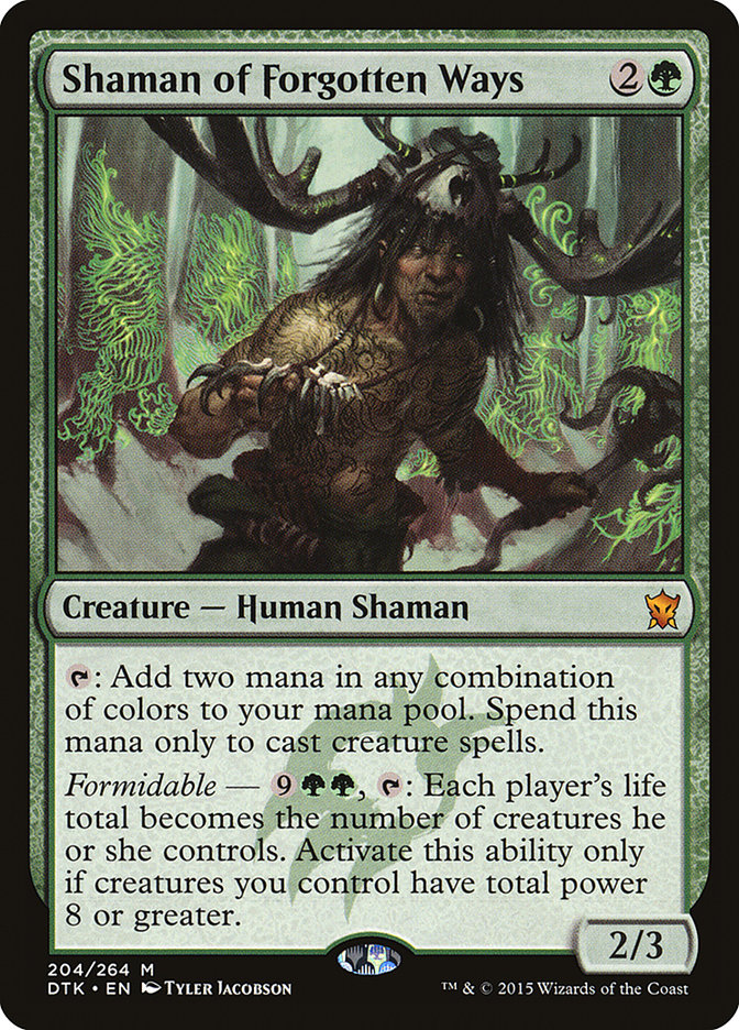 Shaman of Forgotten Ways [Dragons of Tarkir] - Magic: The Gathering - Card Brawlers | Quebec | Canada |