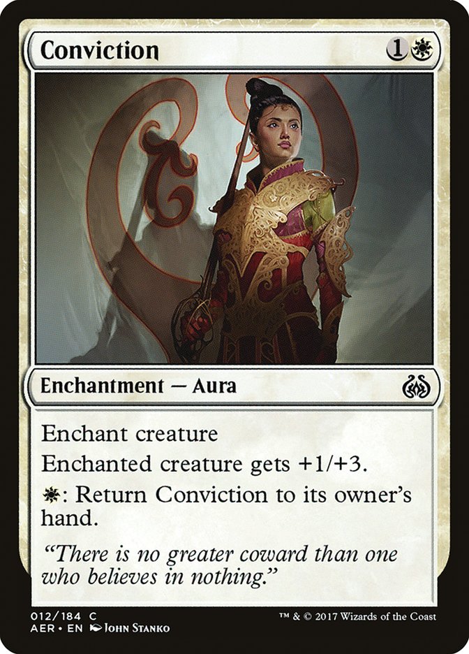 Conviction [Aether Revolt] - Magic: The Gathering - Card Brawlers | Quebec | Canada |