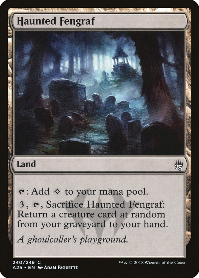 Haunted Fengraf [Masters 25] - Magic: The Gathering - Card Brawlers | Quebec | Canada |