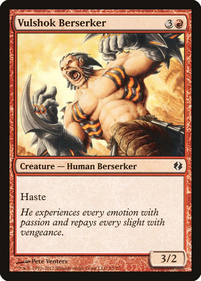 Vulshok Berserker [Duel Decks: Venser vs. Koth] - Magic: The Gathering - Card Brawlers | Quebec | Canada |