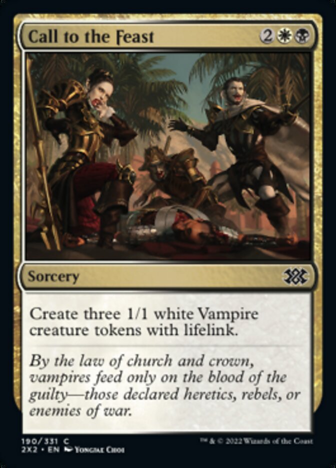 Call to the Feast [Double Masters 2022] - Magic: The Gathering - Card Brawlers | Quebec | Canada |