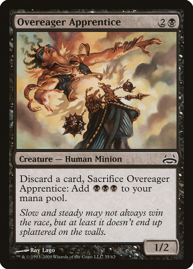 Overeager Apprentice [Duel Decks: Divine vs. Demonic] - Magic: The Gathering - Card Brawlers | Quebec | Canada |
