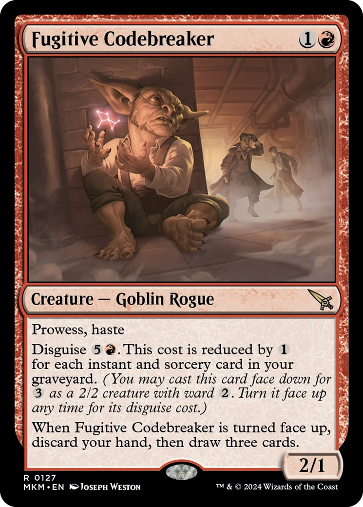 Fugitive Codebreaker [Murders at Karlov Manor] - Magic: The Gathering - Card Brawlers | Quebec | Canada |