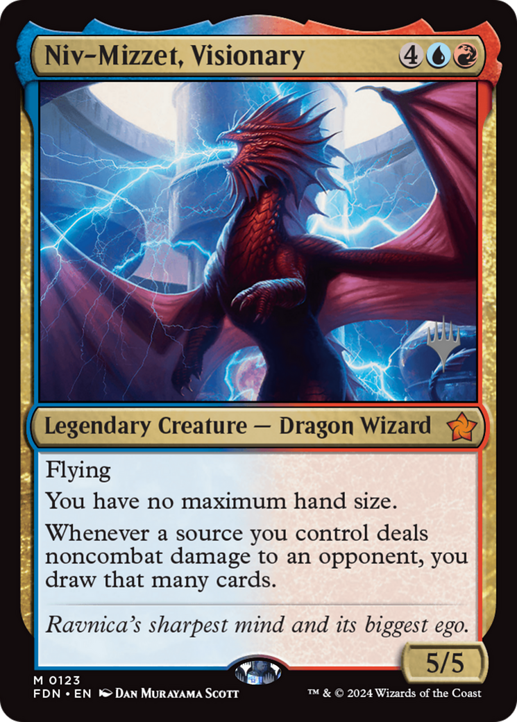 Niv-Mizzet, Visionary (Promo Pack) [Foundations Promos] - Magic: The Gathering - Card Brawlers | Quebec | Canada |