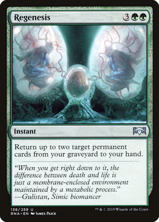 Regenesis [Ravnica Allegiance] - Magic: The Gathering - Card Brawlers | Quebec | Canada |