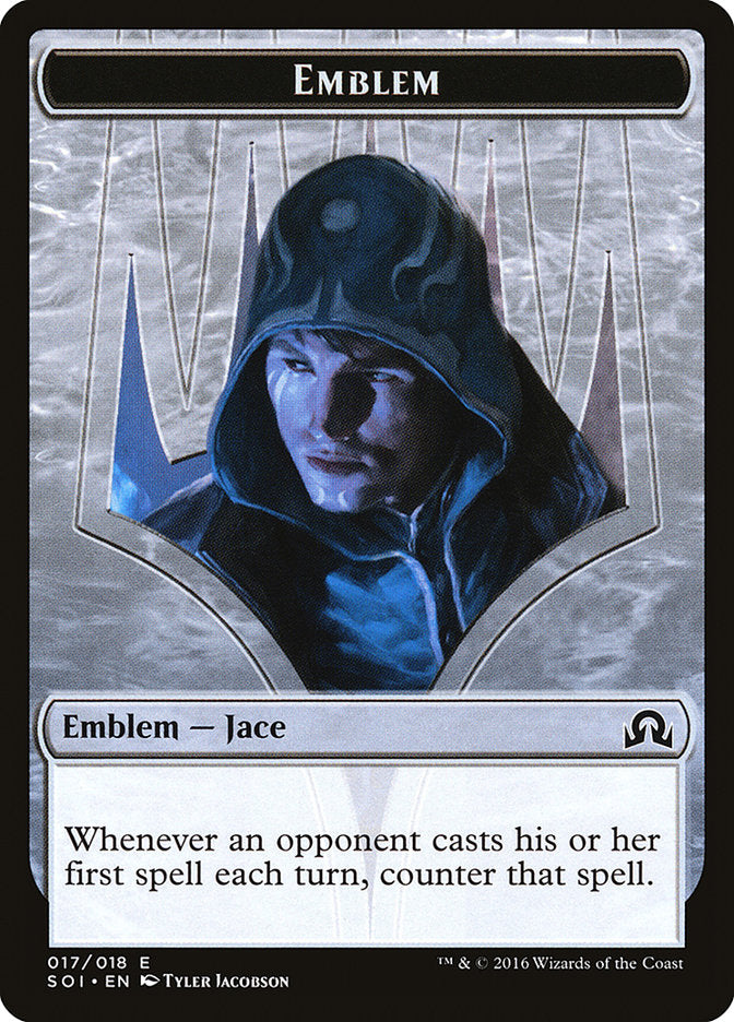 Jace, Unraveler of Secrets Emblem [Shadows over Innistrad Tokens] - Magic: The Gathering - Card Brawlers | Quebec | Canada |