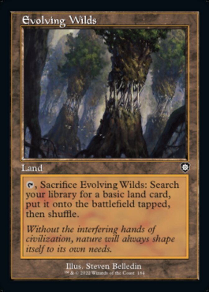 Evolving Wilds (Retro) [The Brothers' War Commander] - Magic: The Gathering - Card Brawlers | Quebec | Canada |