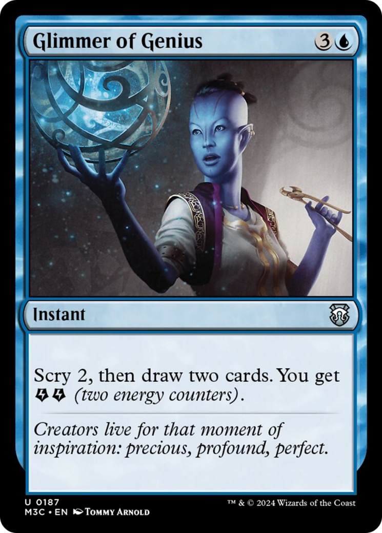 Glimmer of Genius (Ripple Foil) [Modern Horizons 3 Commander] - Magic: The Gathering - Card Brawlers | Quebec | Canada |