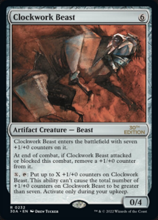 Clockwork Beast [30th Anniversary Edition] - Magic: The Gathering - Card Brawlers | Quebec | Canada |