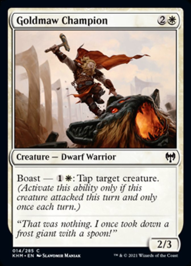 Goldmaw Champion [Kaldheim] - Magic: The Gathering - Card Brawlers | Quebec | Canada |