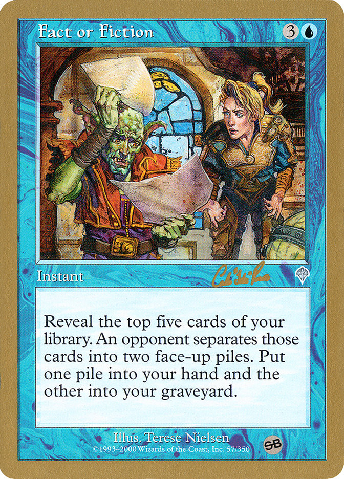 Fact or Fiction (Carlos Romao) (SB) [World Championship Decks 2002] - Magic: The Gathering - Card Brawlers | Quebec | Canada |