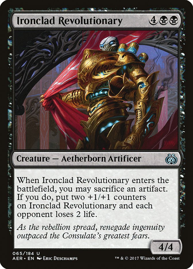 Ironclad Revolutionary [Aether Revolt] - Magic: The Gathering - Card Brawlers | Quebec | Canada |