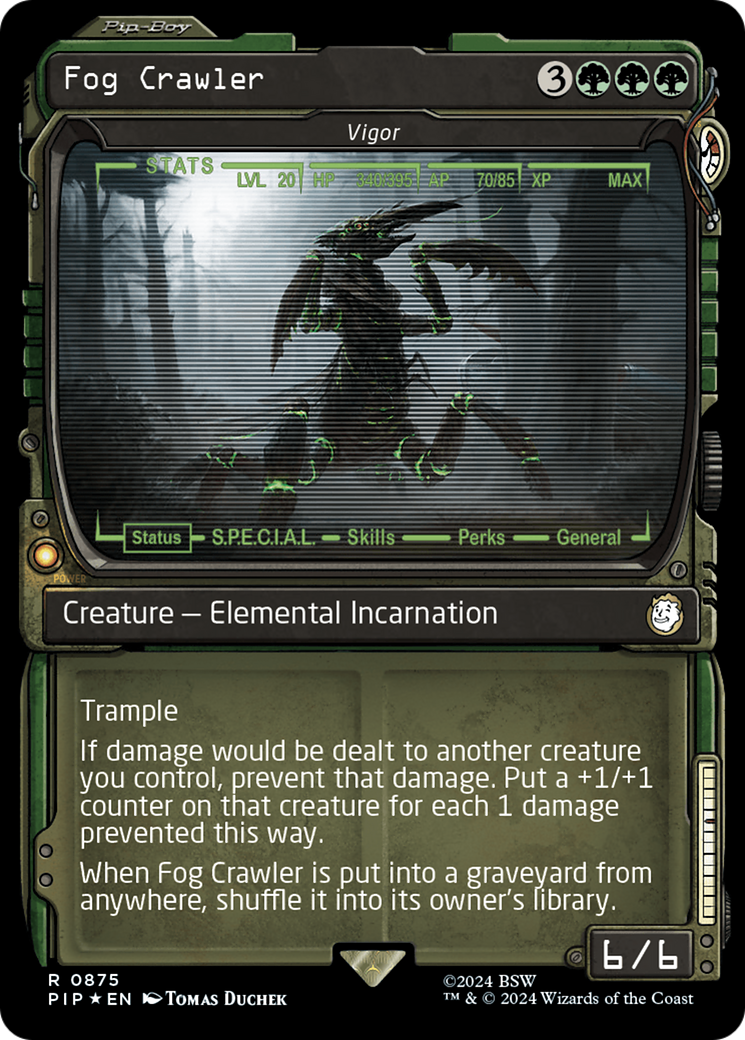 Fog Crawler - Vigor (Showcase) (Surge Foil) [Fallout] - Magic: The Gathering - Card Brawlers | Quebec | Canada |