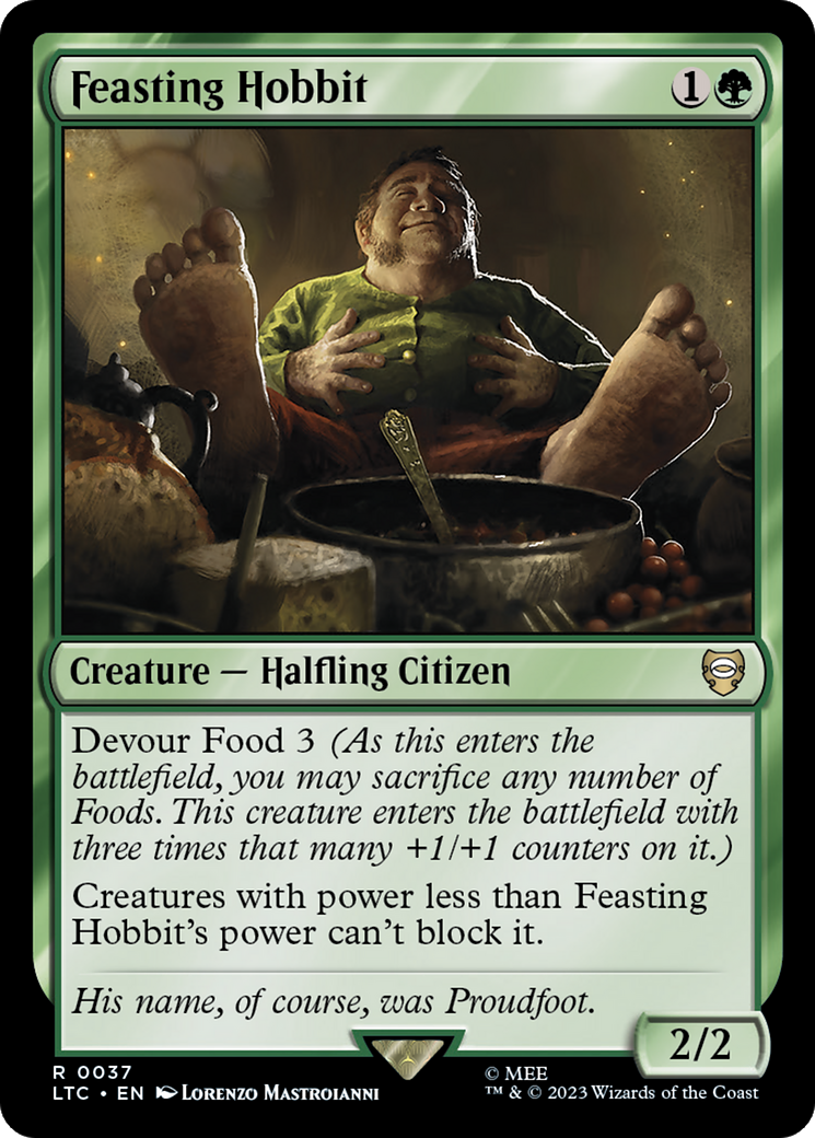 Feasting Hobbit [The Lord of the Rings: Tales of Middle-Earth Commander] - Magic: The Gathering - Card Brawlers | Quebec | Canada |