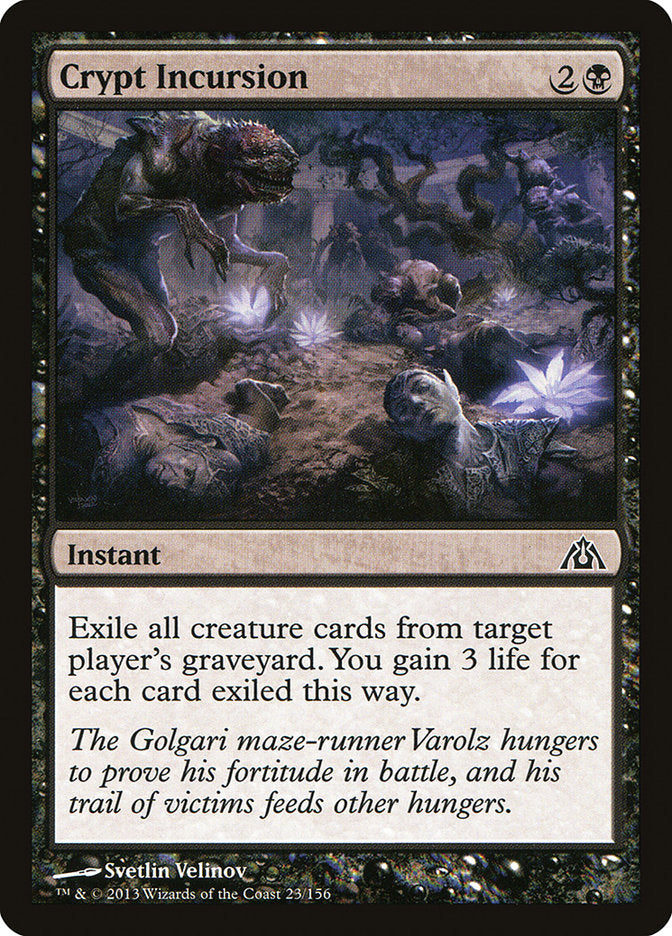 Crypt Incursion [Dragon's Maze] - Magic: The Gathering - Card Brawlers | Quebec | Canada |