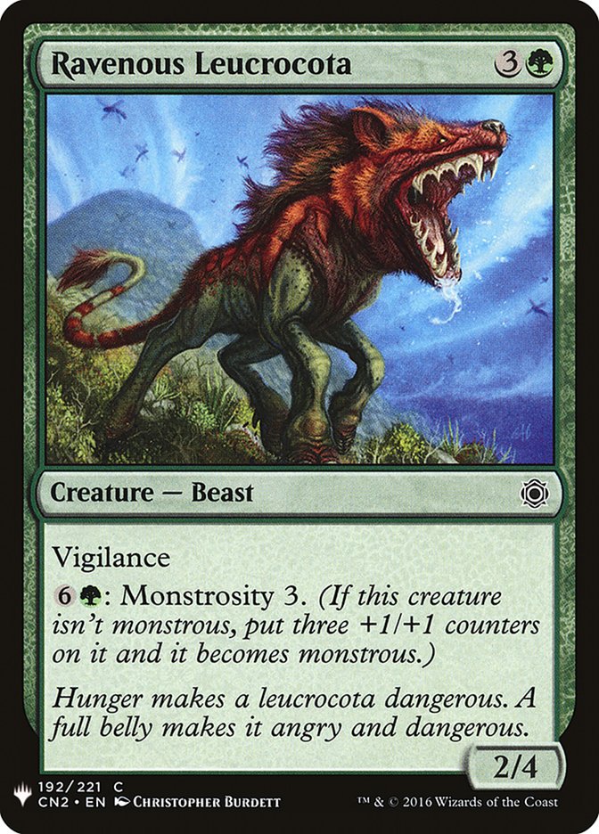 Ravenous Leucrocota [Mystery Booster] - Magic: The Gathering - Card Brawlers | Quebec | Canada |