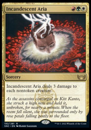 Incandescent Aria (Promo Pack) [Streets of New Capenna Promos] - Magic: The Gathering - Card Brawlers | Quebec | Canada |
