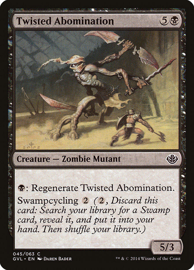 Twisted Abomination (Garruk vs. Liliana) [Duel Decks Anthology] - Magic: The Gathering - Card Brawlers | Quebec | Canada |