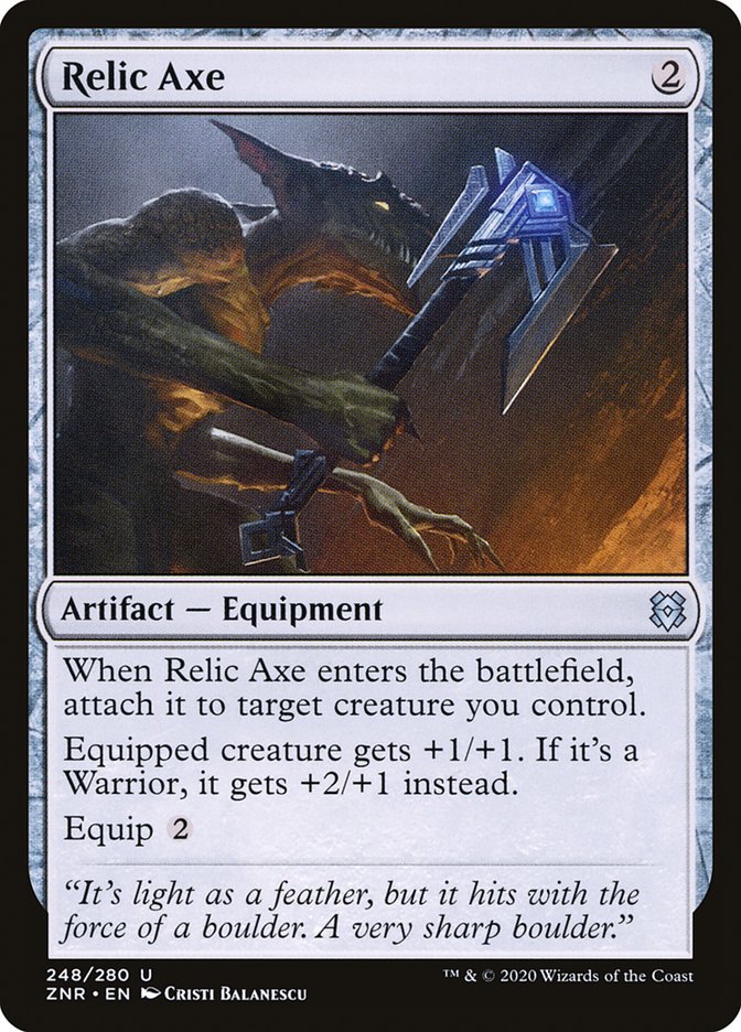 Relic Axe [Zendikar Rising] - Magic: The Gathering - Card Brawlers | Quebec | Canada |