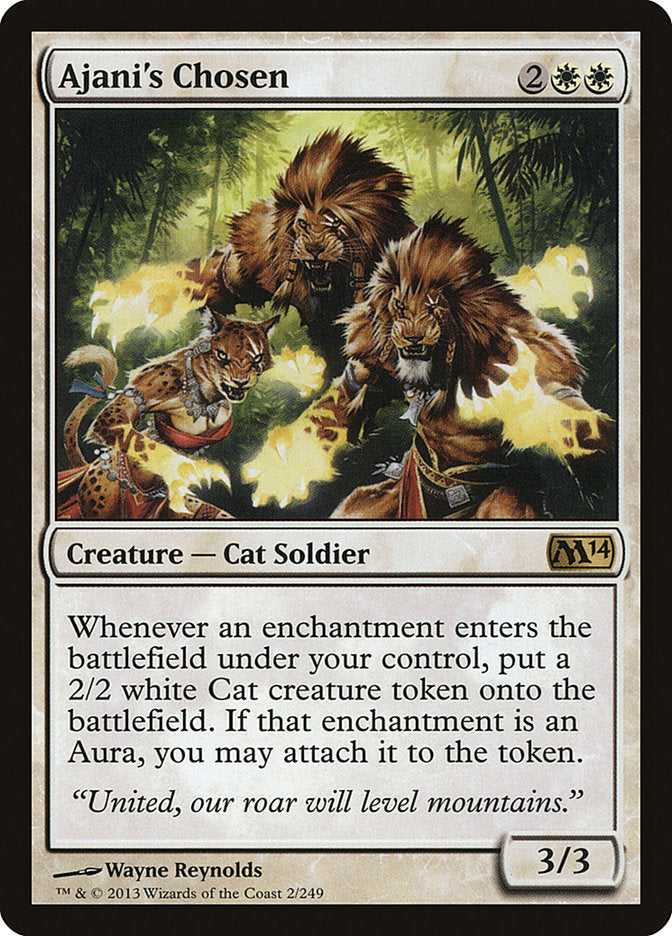 Ajani's Chosen [Magic 2014] - Magic: The Gathering - Card Brawlers | Quebec | Canada |