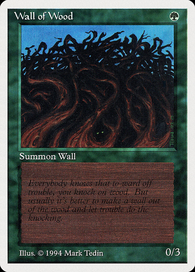 Wall of Wood [Summer Magic / Edgar] - Magic: The Gathering - Card Brawlers | Quebec | Canada |