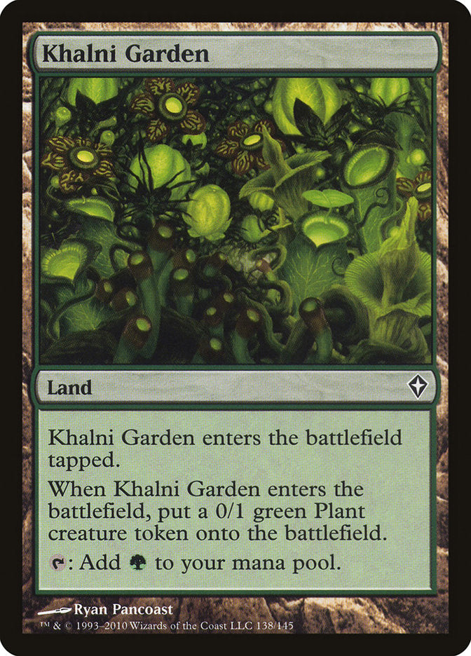 Khalni Garden [Worldwake] - Magic: The Gathering - Card Brawlers | Quebec | Canada |