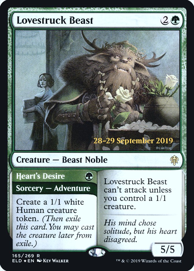 Lovestruck Beast // Heart's Desire [Throne of Eldraine Prerelease Promos] - Magic: The Gathering - Card Brawlers | Quebec | Canada |