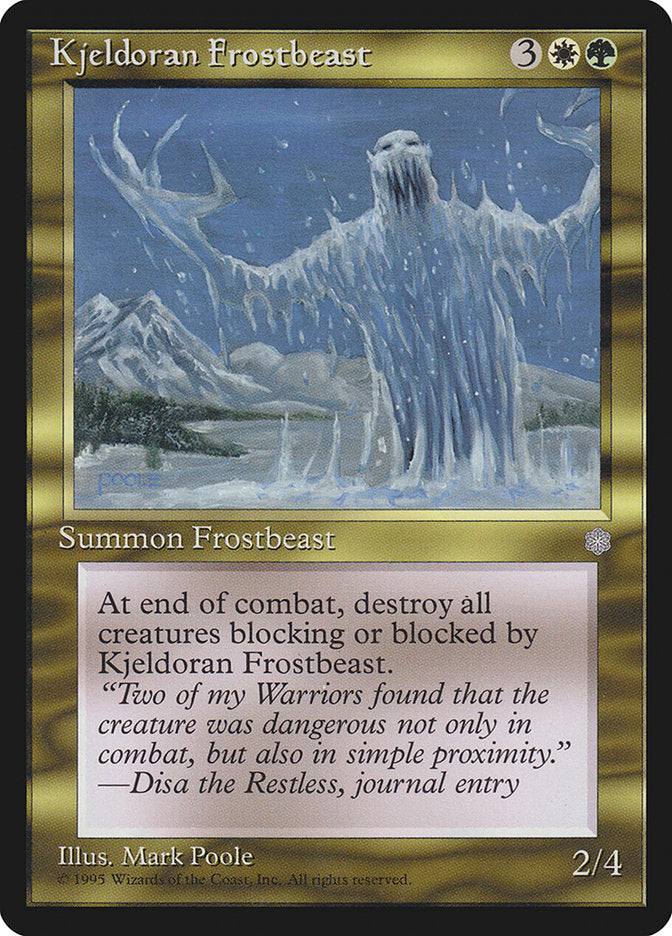 Kjeldoran Frostbeast [Ice Age] - Magic: The Gathering - Card Brawlers | Quebec | Canada |