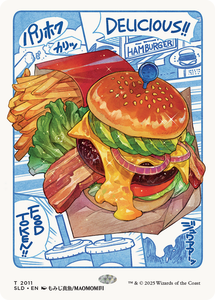 Food Token (2011) (Rainbow Foil) [Secret Lair Drop Series] - Magic: The Gathering - Card Brawlers | Quebec | Canada |