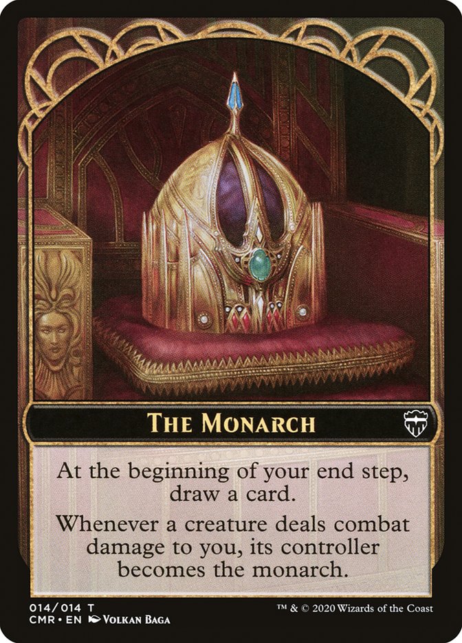 Elf Warrior // The Monarch Double-Sided Token [Commander Legends Tokens] - Magic: The Gathering - Card Brawlers | Quebec | Canada |