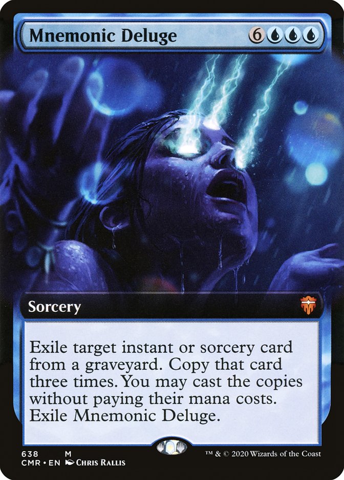 Mnemonic Deluge (Extended Art) [Commander Legends] - Magic: The Gathering - Card Brawlers | Quebec | Canada |