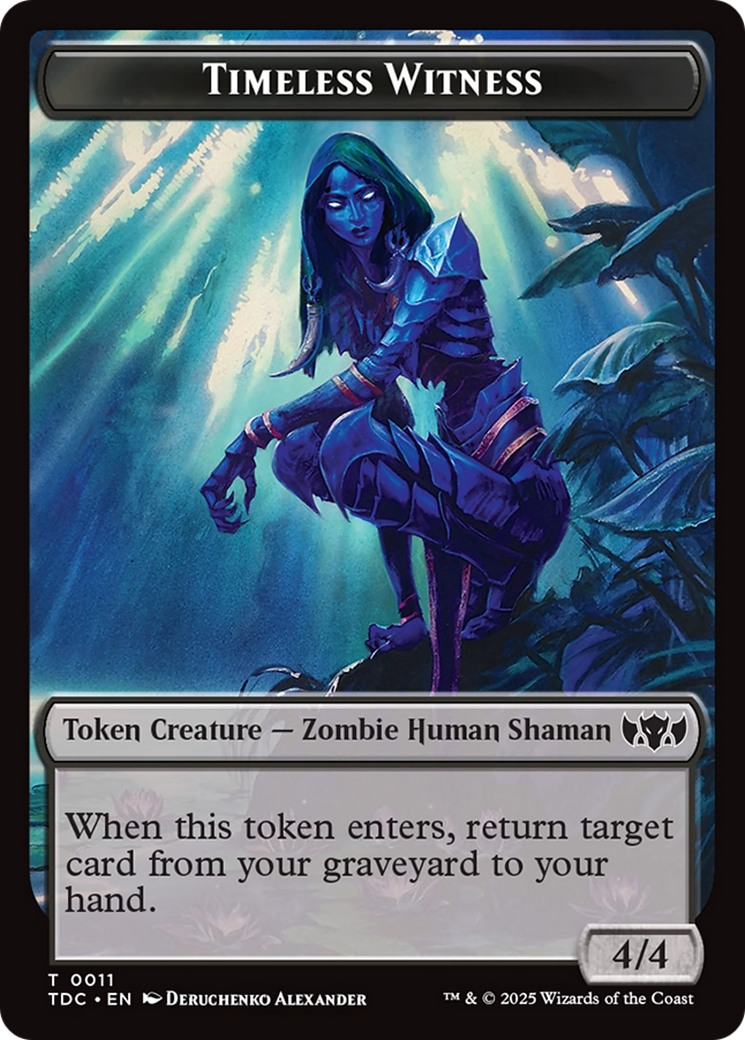 Goat // Timeless Witness Double-Sided Token [Tarkir: Dragonstorm Commander Tokens] - Magic: The Gathering - Card Brawlers | Quebec | Canada |