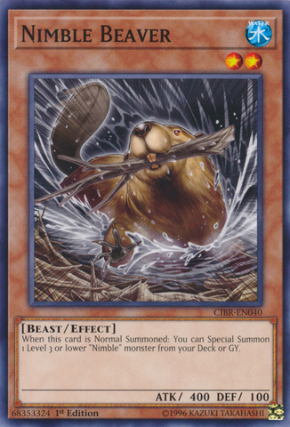 Nimble Beaver [CIBR-EN040] Short Print - Yu-Gi-Oh! - Card Brawlers | Quebec | Canada |