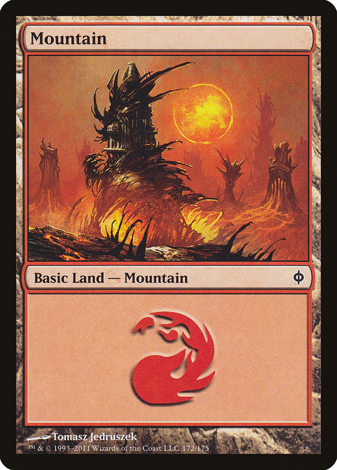 Mountain (172) [New Phyrexia] - Magic: The Gathering - Card Brawlers | Quebec | Canada |