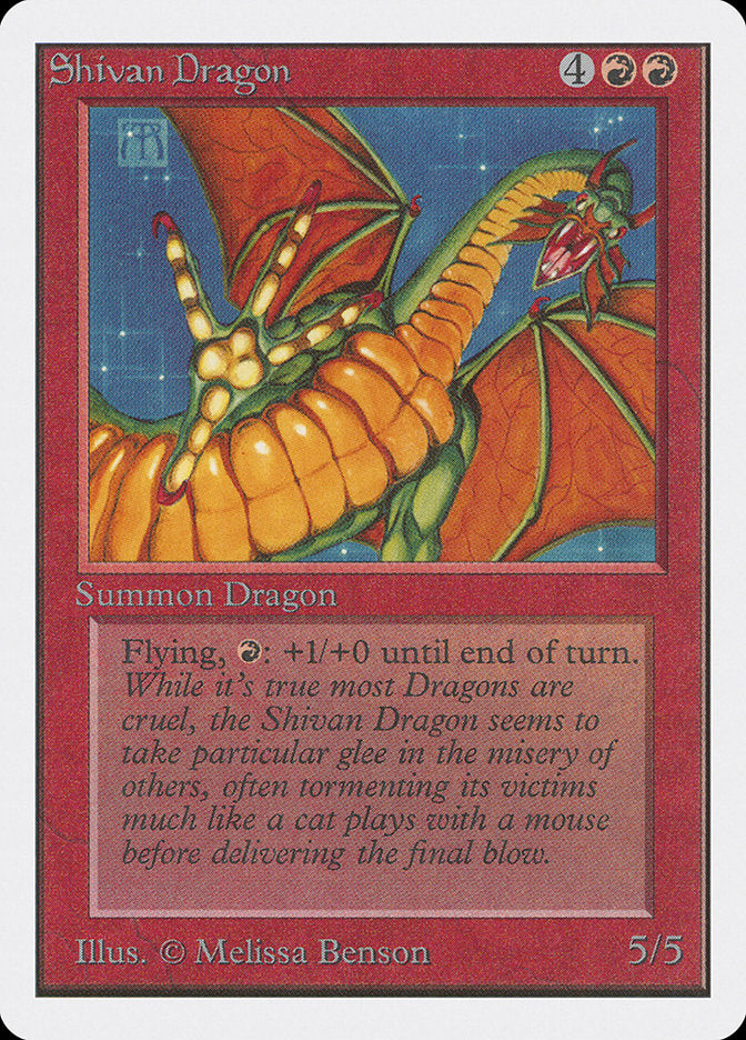 Shivan Dragon [Unlimited Edition] - Magic: The Gathering - Card Brawlers | Quebec | Canada |