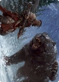 Blizzard Brawl Art Card [Kaldheim Art Series] - Magic: The Gathering - Card Brawlers | Quebec | Canada |