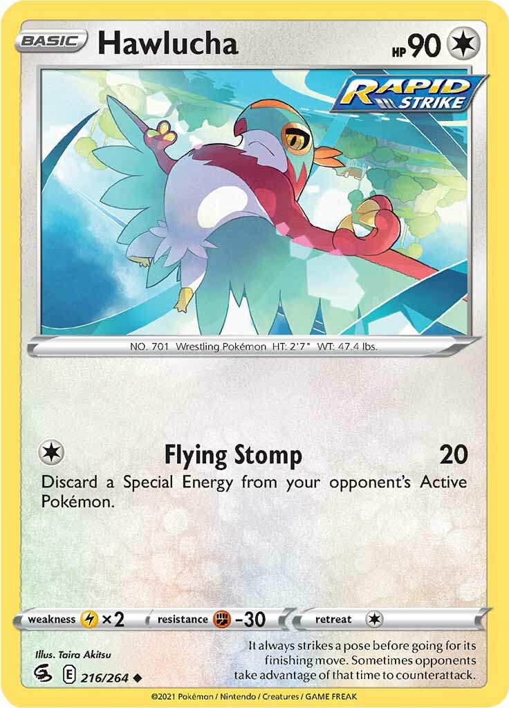 Hawlucha (216/264) [Sword & Shield: Fusion Strike] - Pokémon - Card Brawlers | Quebec | Canada |