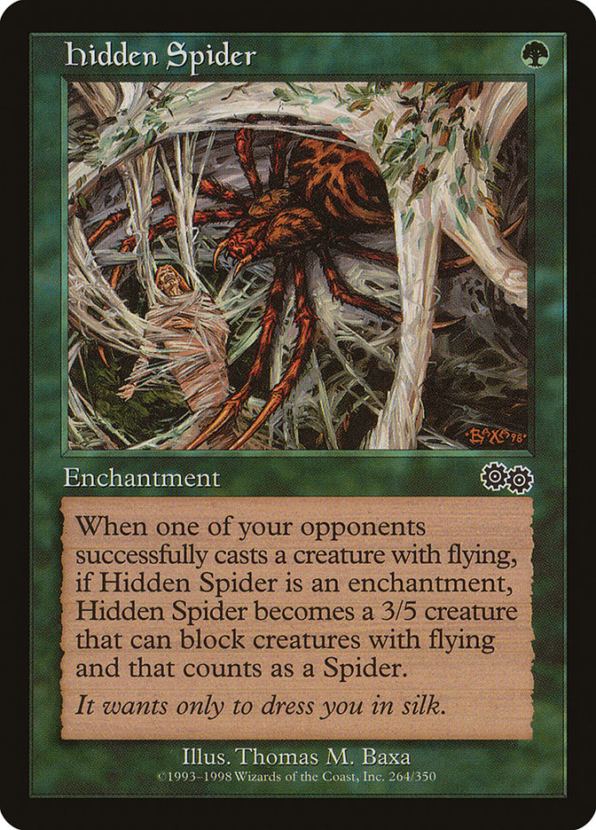 Hidden Spider [Urza's Saga] - Magic: The Gathering - Card Brawlers | Quebec | Canada |